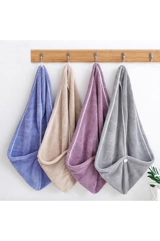 Reedark Hızlı Kuruyan Mikrofiber Saç Havlusu - Saç Kurutma Ve Bakımı İçin Pratik Şapka Diğer