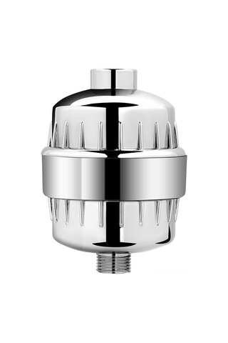 Monyee Duş Filtresi Aktivasyonlu Karbon Kdf+vitamin C 10-15 Aşamalı Su Temizleyici Krom, Beyaz, Gümüş Diğer