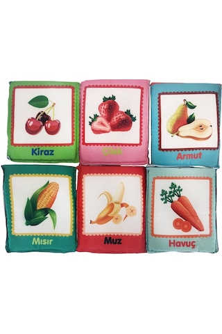 Birlik Oyuncak Babycim Eğitici Meyveler & Sebzeler Soft Kartları