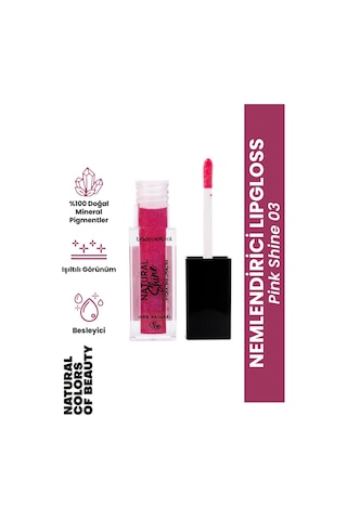 Bade Natural Nemlendirici Lipgloss 03 Pink Shine