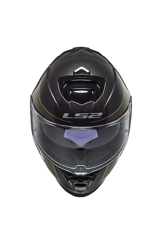 Ls2 Storm Velvet Motosiklet Kaskı Gökkuşağı - Mat Siyah