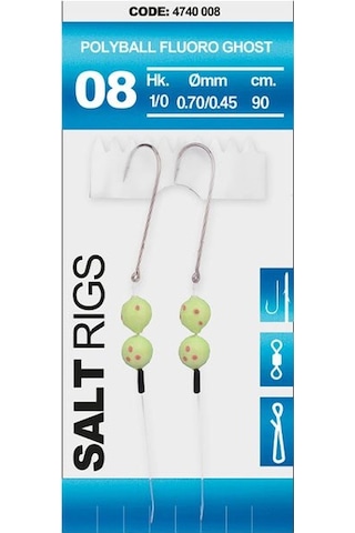 Polyballfluroghost Iki Iğneli Deniz Takımı  1/0