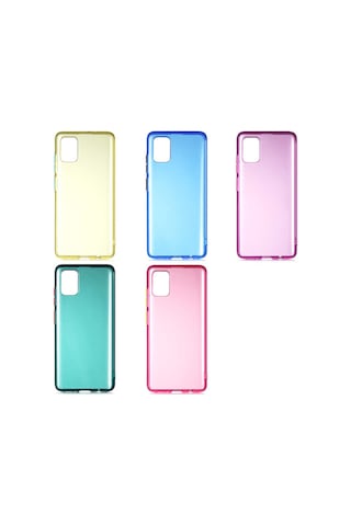 Galaxy A51 Kılıf Zore Bistro Kapak Sarı