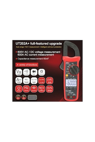 Unit Ut202a+ 600a True Rms Dijital Pensampermetre