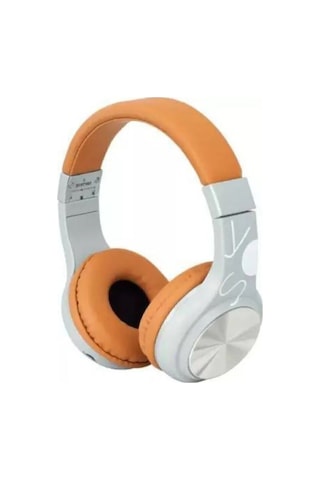 Sy-bt1607 Bluetooth 5.3 Kulaküstü Katlanabilir Mikrofonlu Kulaklık Kablosuz Sd Kart Girişi Aux Beyaz