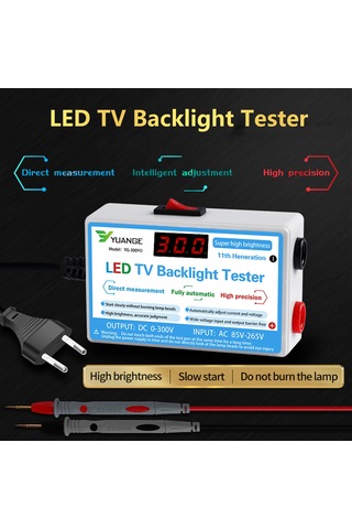 Singree Led Tv Arka Aydınlatma Test Cihazı - Ekran Sökmeden Tamir İçin Otomatik Voltaj Ayarlı