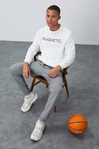 Tommy Life Rahat Form O Yaka 2li Paket Siyah-ekru Erkek Sweatshirt - 88020 Siyah - Ekru