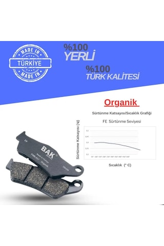 Rks Veloce 150 Bak Ön Fren Balata Ibk0158