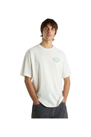 Vans Road Stop Ss Erkek Beyaz T-shirt - Vn000m67