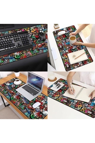 Sge Teknoloji 65 X 25 Cm Paint Dikişli Mouse Pad