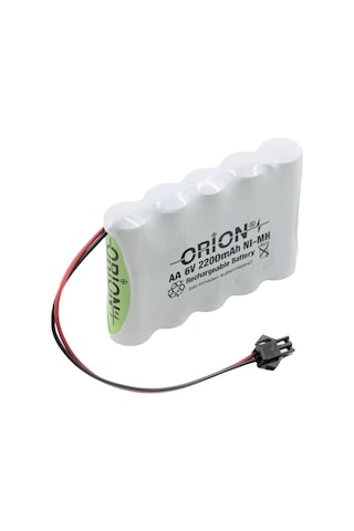Orion 6 V 2200 mAh AA Kablolu Şarjlı Pil