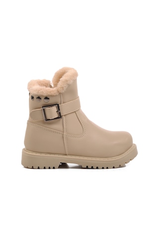 Ayakmod 24064-p Bej İçi Polarlı Kız Çocuk Bot 001