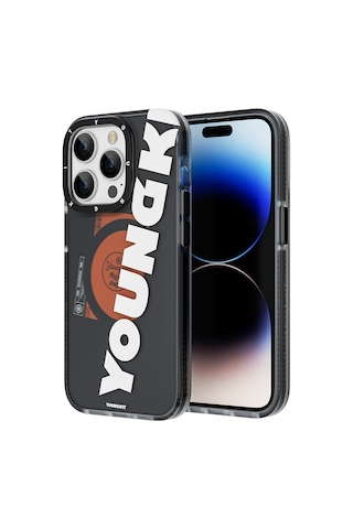 Apple Uyumlu iPhone 13 Pro Max Kılıf Magsafe Şarj Özellikli Youngkit Binfen Serisi Yazı Temalı Kapak