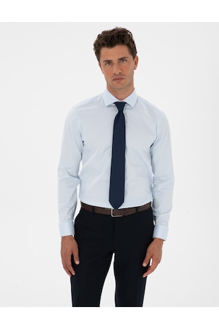 Pierre Cardin Erkek Açık Mavi Gömlek Desenli 50312330-vr003 Açik Mavi