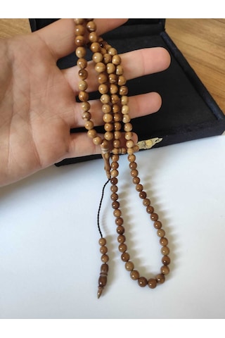 99 Lu Kuka Tesbih, İsim Yazılı Tesbih, Özel Kutulu Tesbih, Kişiye Özel, Hediye Tesbih 1 Kahverengi