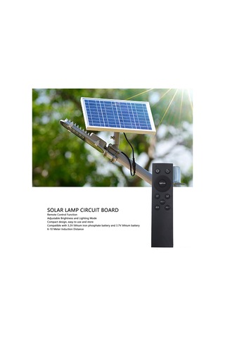 Maiyame Uzaktan Kumandalı Güneş Enerjili Sokak Lambası Kontrol Paneli, Hafıza Fonksiyonlu, Işık Ve Hareket Sensörlü