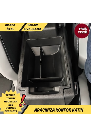 Renault Boreal Kolçak Altı Organizer-orta Konsol Düzenleyıcı-evolution Modeller İle Uyumludur