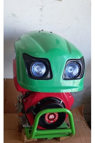 Çapa Makinası Patpat Fiber Kaput-Farlı Işıklı-Amotsör Makaslı Kaporta-Yeşil-Tüm Dizel Motorlar