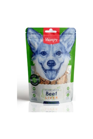 Wanpy FMA-01 Kurutulmuş %100 Dana Ciğeri Köpek Ödülü 40 G