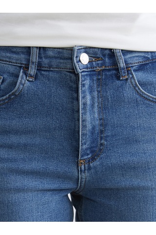 Lcwaıkıkı Classic Mavi Yüksek Bel Wideleg Kadın Jean Pantolon