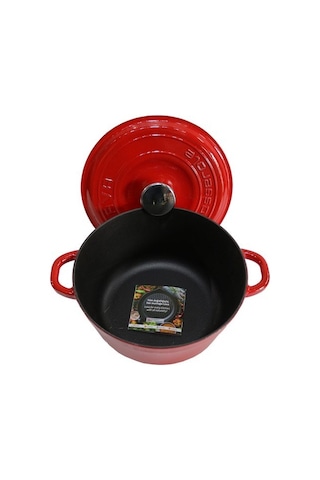 Lava Döküm Yuvarlak Tencere Döküm Demir Kapak New Heritage Serisi 26 CM