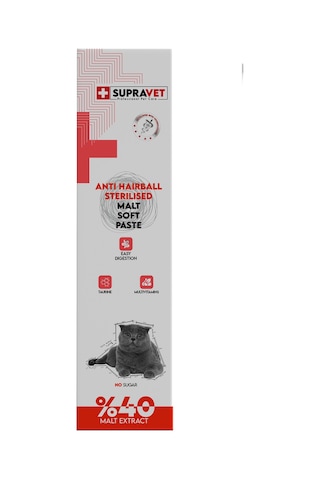 Supravet Kısırlaştırılmış Kediler İçin Multivitamin Malt Macun 100 G