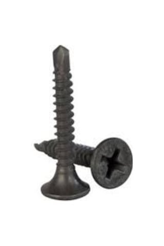 Matkap Uçlu Alçıpan Vidası Siyah Vida 3.5 x 35 MM 100 Adet