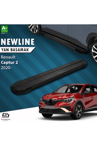 S-dizayn Renault Captur 2 Newline Siyah Yan Basamak 183 Cm 2020 Ü