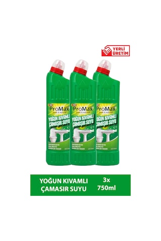 Lazer Promax Yoğun Kıvamlı Çamaşır Suyu 3 x 750 ML