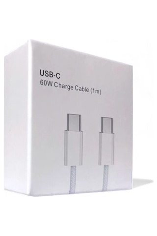 iPhone Uyumlu Şarj Kablosu iPhone Uyumlu 15 Ve Üzeri Type C Girişli 1 Adet