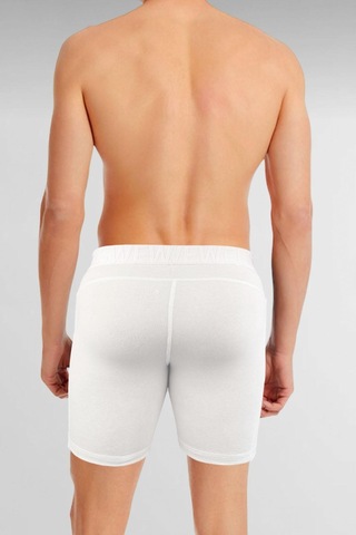 Weweus Beyaz Gizli Cepli Erkek Uzun Boxer Beyaz