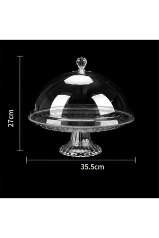 Kapaklı Taşınabilir Toz Geçirmez Kek Standı B Diğer