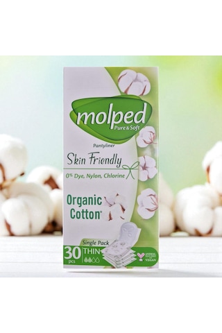Molped Pure & Soft Cilt Dostu Günlük Ped 30'lu