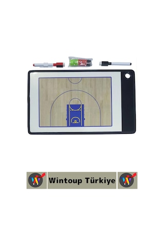 Basketboltaktik Profesyonel Amatör Tam Yarı Saha Çift Taraflı Mıknatıslı Basketbol Taktik Tahtası