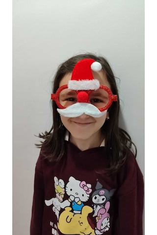 Yılbaşına Özel Noel Baba Gözlük Yılbaşı Süsü