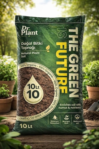 Omnipazar So-drtop3 Doğal Çiçek Bitki Toprağı Cocopeat Toprak 10 Lt 10 L