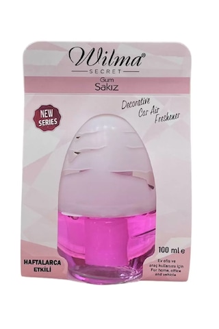 Wilma Secret Küre Oda Ve Araç Kokusu Sakız Aromalı - Ortam Koku Giderici 001