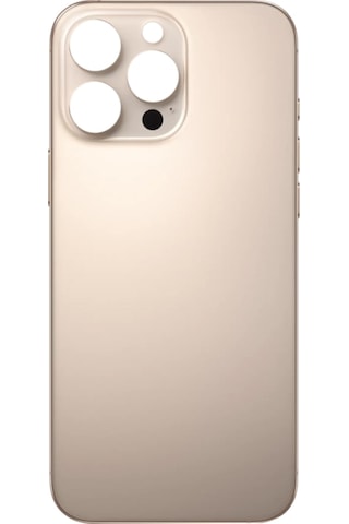 Teknonet Apple Uyumlu iPhone 16 Pro Max Kamera Camlı Batarya Kapağı + Magsafe Flex - Gold Gold