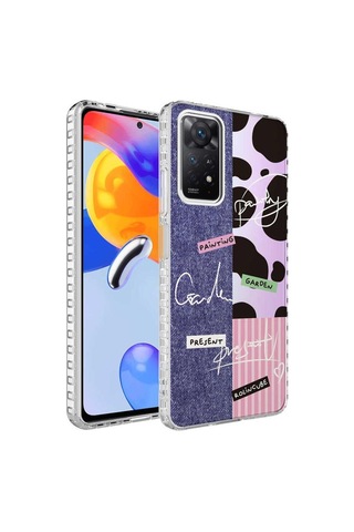 Redmi Note 11 Pro 5G Kilif Airbag Kenarli Renkli Desenli Elegans 562695468