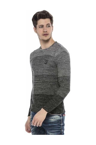 Cipo & Baxx Cp205 Bisiklet Yaka Spor Erkek Kazak 001