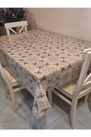 Şeffaf 0.018 Mm Pvc Muşamba - Desenli Silinebilir Şeffaf Masa Örtüsü 16ns40 Şeffaf