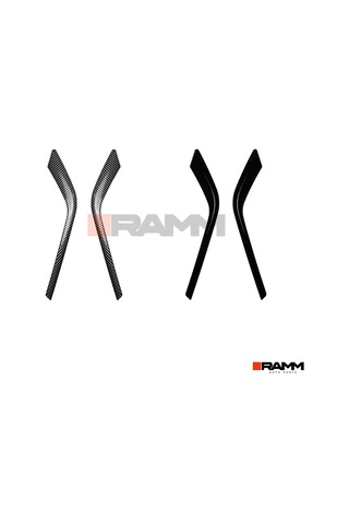 Bmw G60 G61 İ5 M Sport 2024+ Ön Tampon Bıçağı Sağ-sol Parlak Siyah