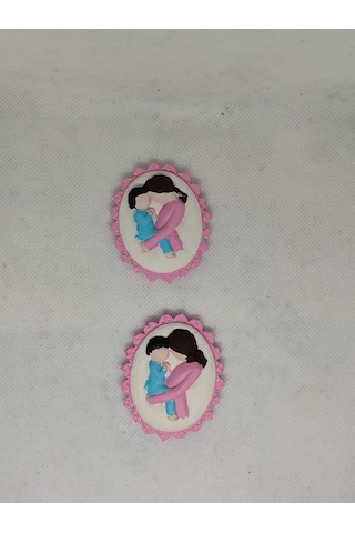 Anne Çocuk Magnet Mavi