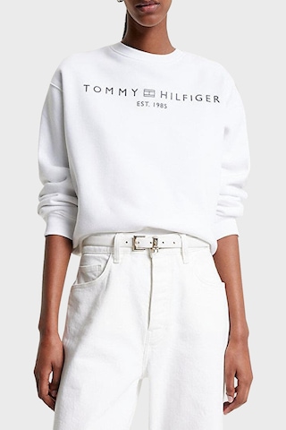 Tommy Hilfiger Bayan Sweat Ww0ww39791 Ycf Beyaz Beyaz