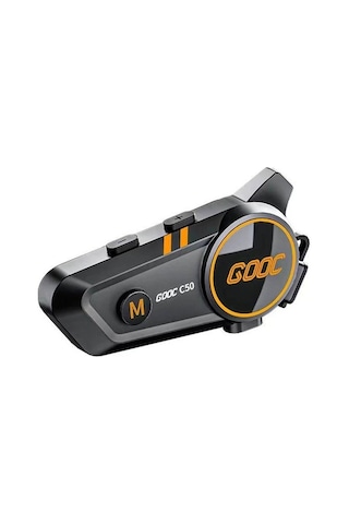 C50 Motosiklet Intercom Kask Kulaklık 1000 Mah Rgb Işıklı Bluetooth Kulaklık Ip67
