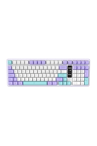 Luma Air Kablosuz 3 Modlu Lcd Ekran 100 Tuş Membran Gaming & Ofis Klavyesi