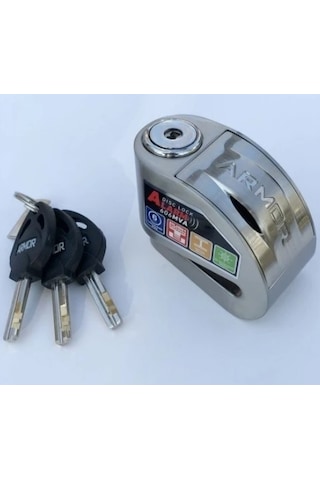 Armor 606Mva 6 Mm Renkli Alarmlı Disk Kilidi