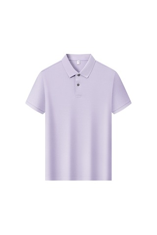 New Performance Premium Polo T-shirt %100 Pamuk Mercerize Mor