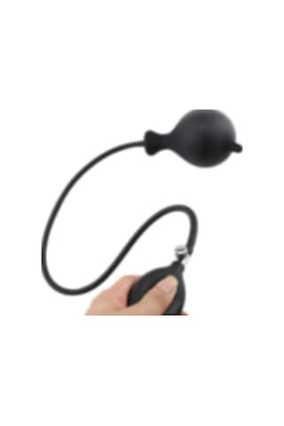 Lilitu Shop BDM1814 Şişebilen Pompalı Anal Plug Siyah