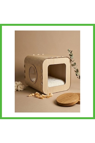 Vaveni Özel Tasarım Luna Mdf Kedi Evi Arz